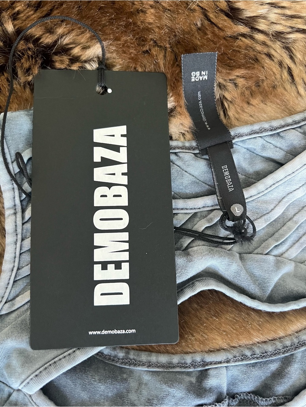 🩶NWT DEMOBAZA Pleiadian Original Body Suit Size Large (fits like S/M)💎 - Picture 8 of 12